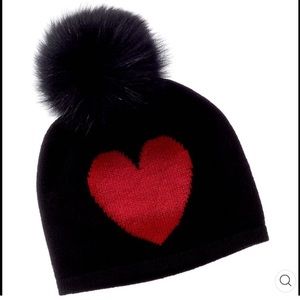 Hannah Rose Heart Cashmere Hat